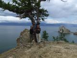 Schamanenfelsen auf Olchon im Baikalsee