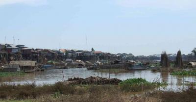Pfahlbauten am Tonle Sap