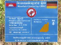 Deutsche Minenräumung bei Angkor Wat