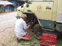 Lagerschaden in Laos