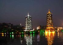 Guilin bei Nacht
