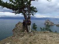 Schamanenfelsen auf Olchon im Baikalsee