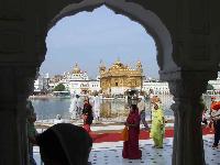 Goldener Tempel in Amritsar(Grösstes Heiligtum der Sikhs).